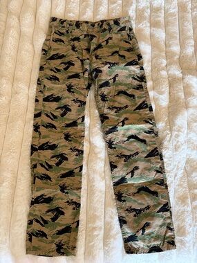 Signature by Levi Strauss Green and Black Camo Jeans